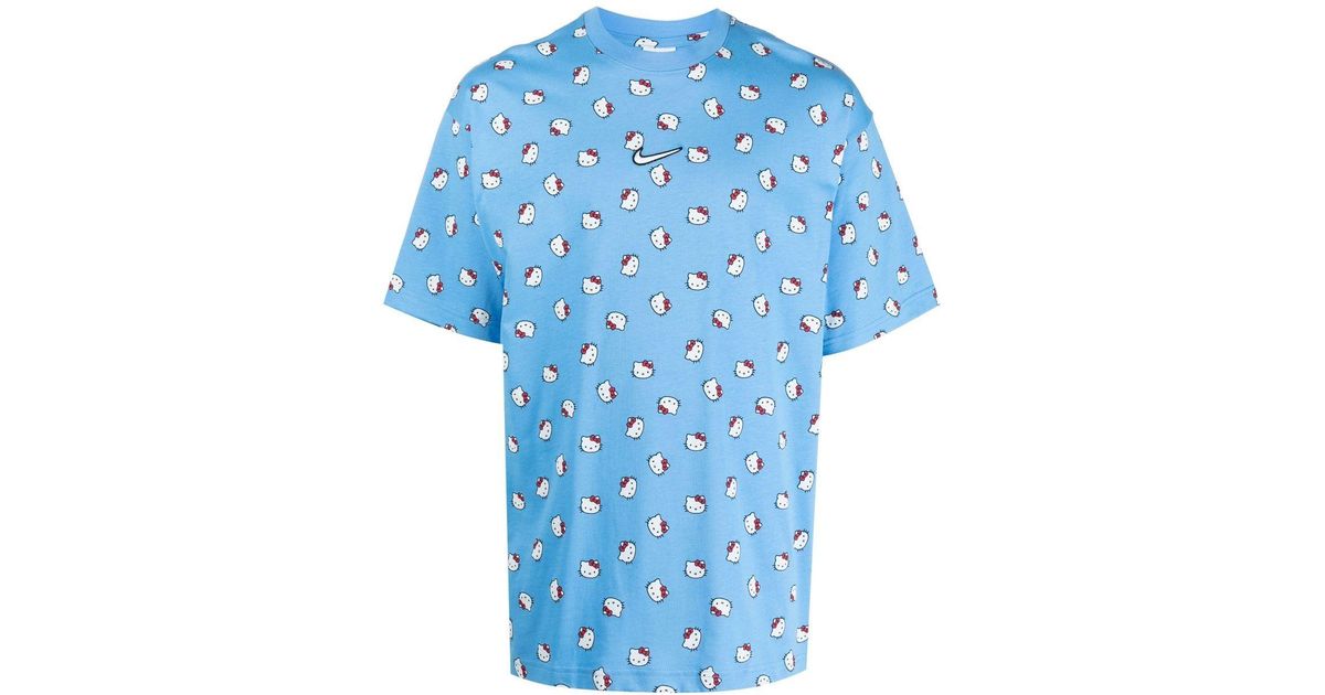 Nike Cotton X Hello Kitty Short-sleeve T-shirt in Blue for Men | Lyst