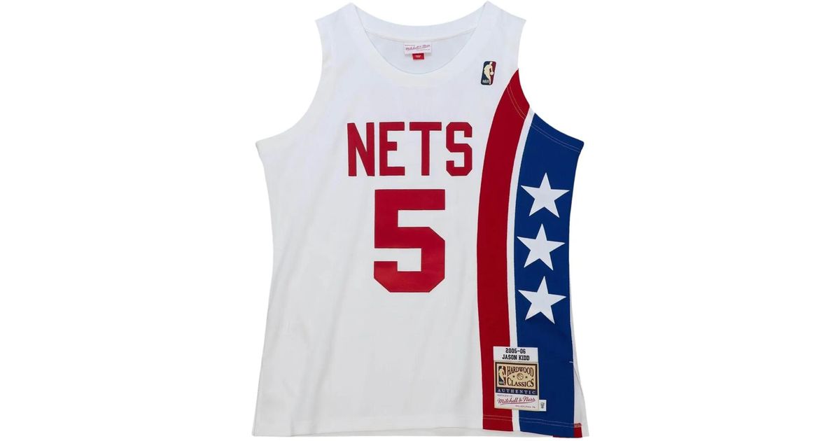 jason kidd mitchell and ness jersey nets