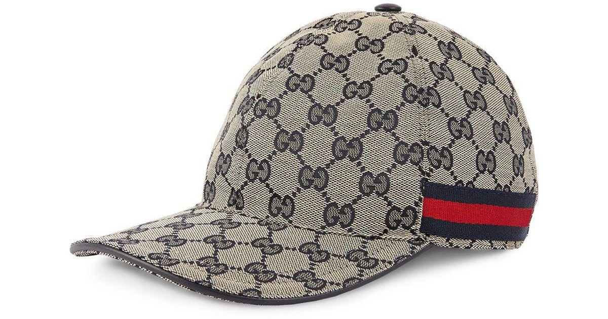 Gucci Baseballkappe mit GG-Muster in Blau für Herren | Lyst DE