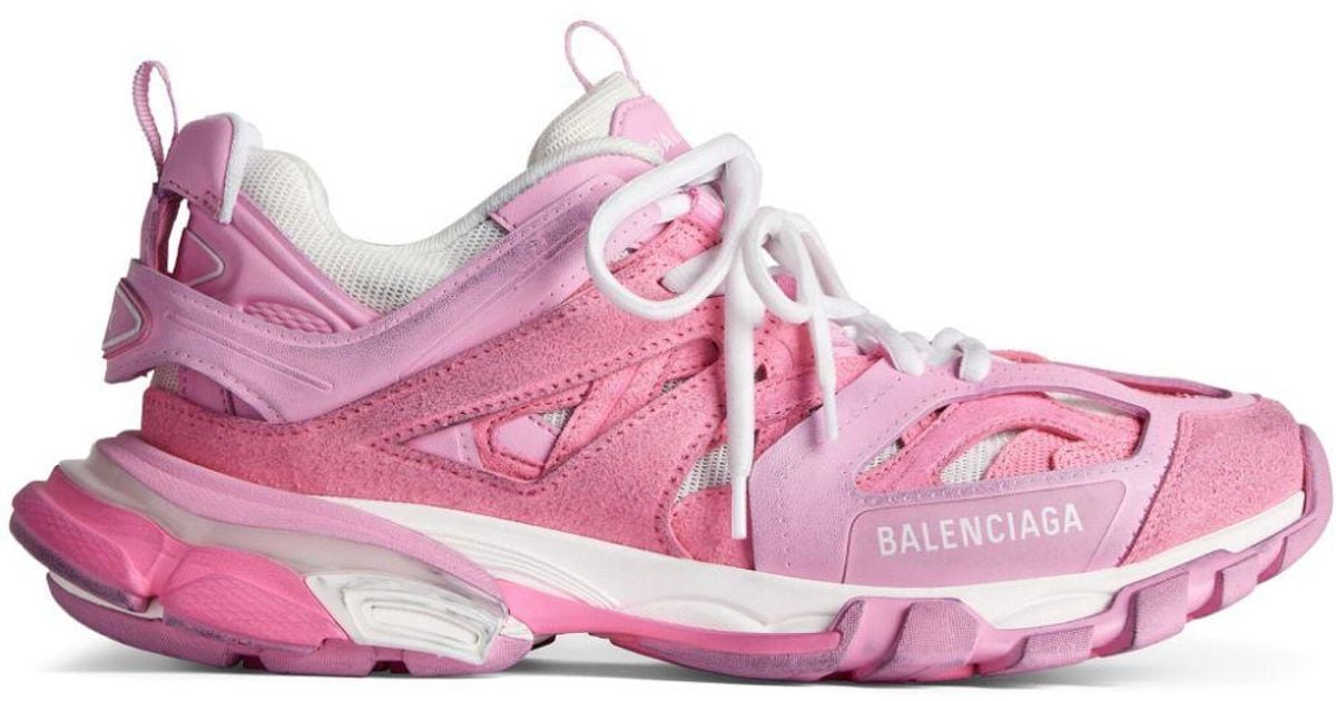 Balenciaga Track Low-top Sneakers in Pink | Lyst