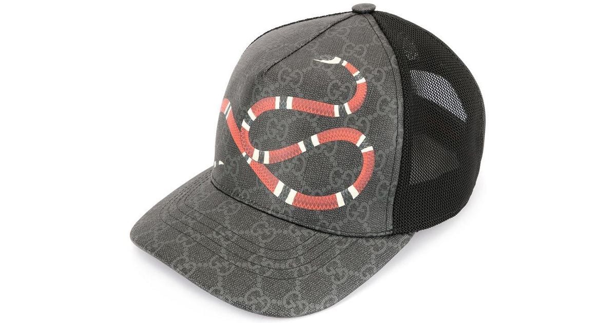 gucci black snake cap