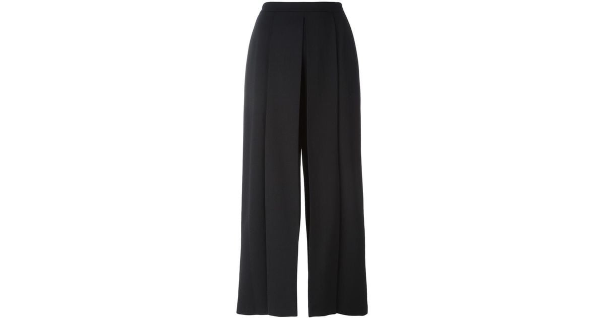 Alexander Wang Wool Cropped Tailored Trousers in Black - Lyst