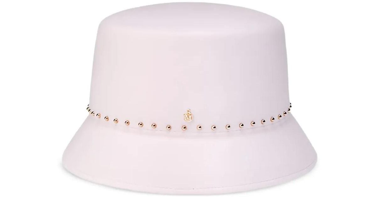 Maison Michel Lila ハット ピンク | Lyst