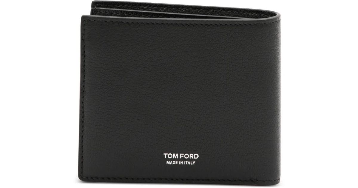 Wallet Ford Tom Ford Logo Detail Wallet in Black for Men | Lyst