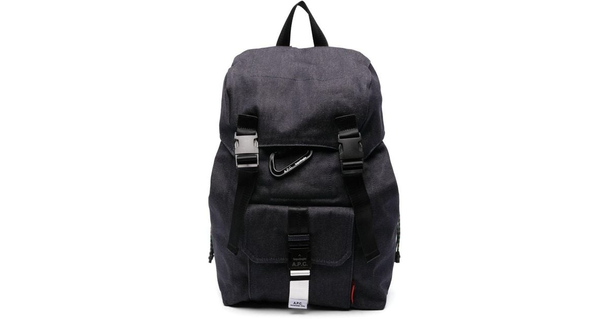 A.P.C. Topologie Backpack in Black | Lyst