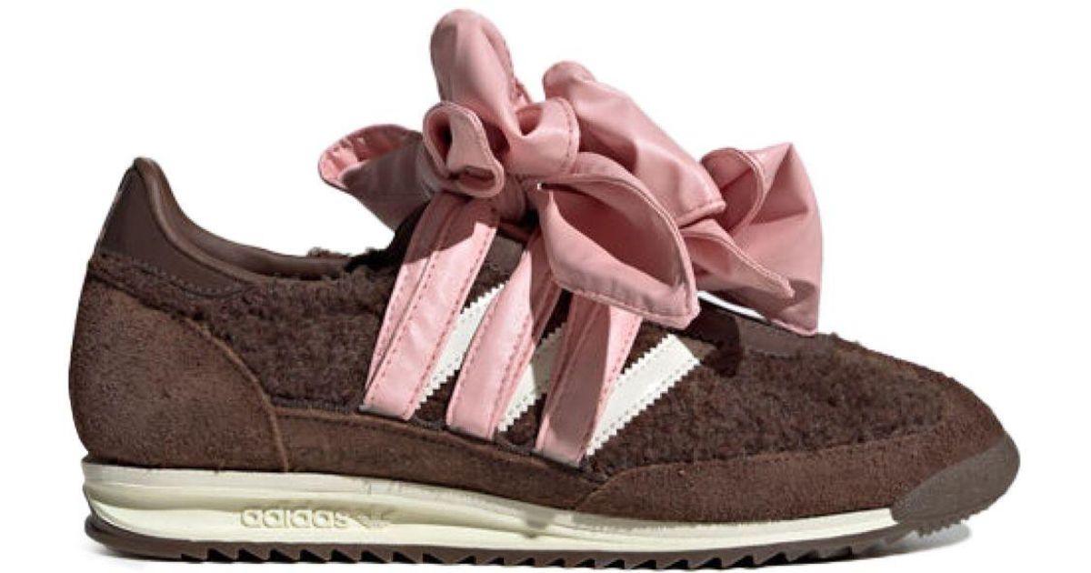 スニーカー adidas adidas X Caroline Who SL 72 OG Brown Pink Caroline Hu and adidas Join Forces for Spring 2025