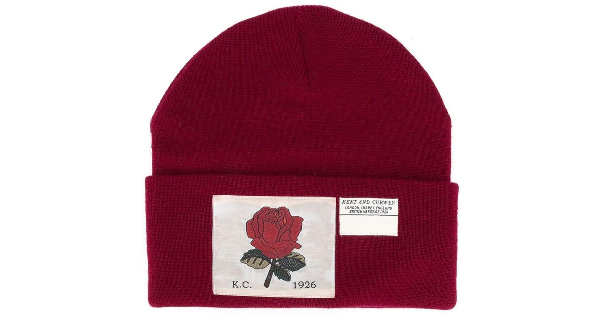 Kent \u0026 Curwen Appliqué Patch Beanie in 