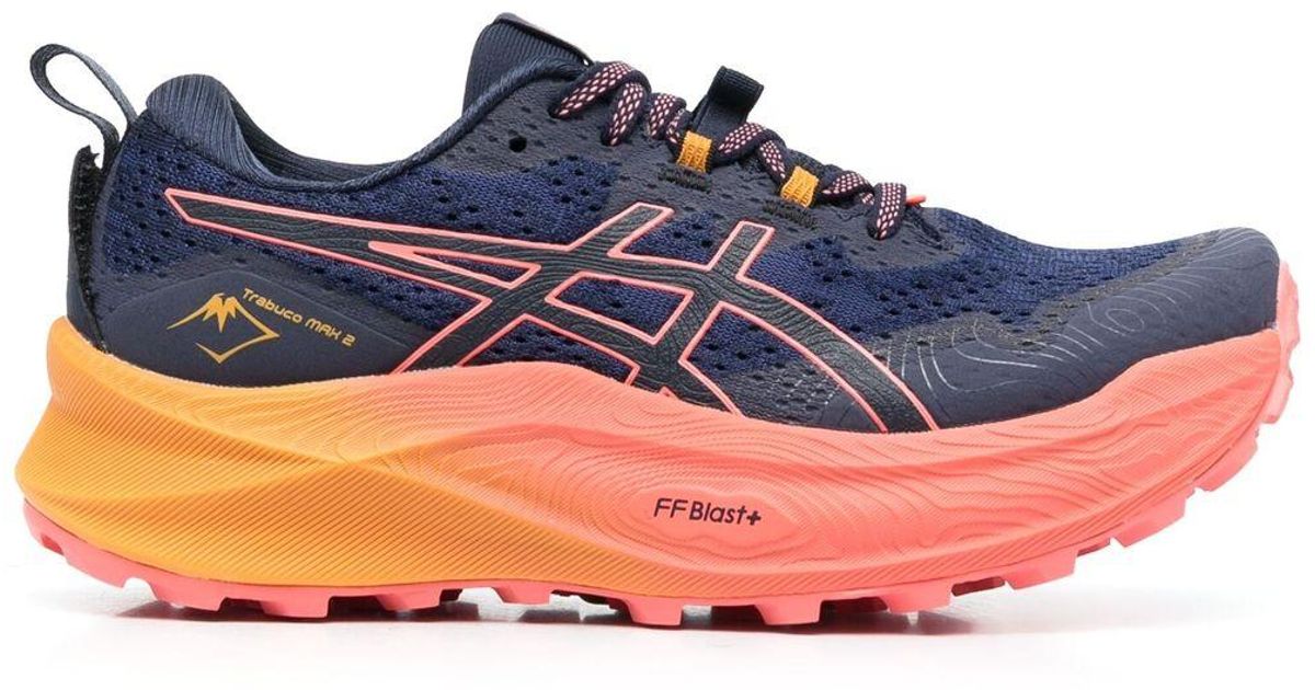 asics-low-top-chunky-sole-sneakers-in-blue-lyst