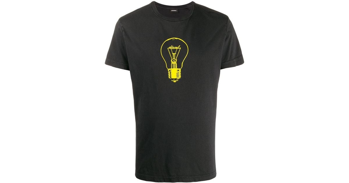 diesel light bulb t shirt