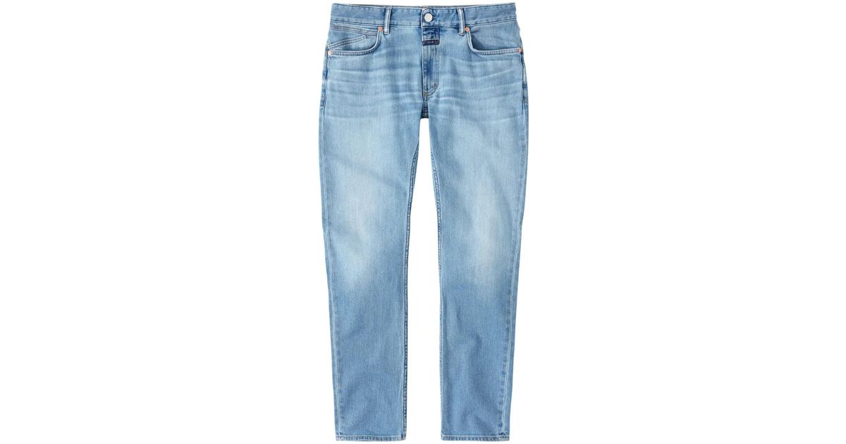 Closed Unity Low-Rise Slim-Fit Jeans in Blue for Men | Lyst