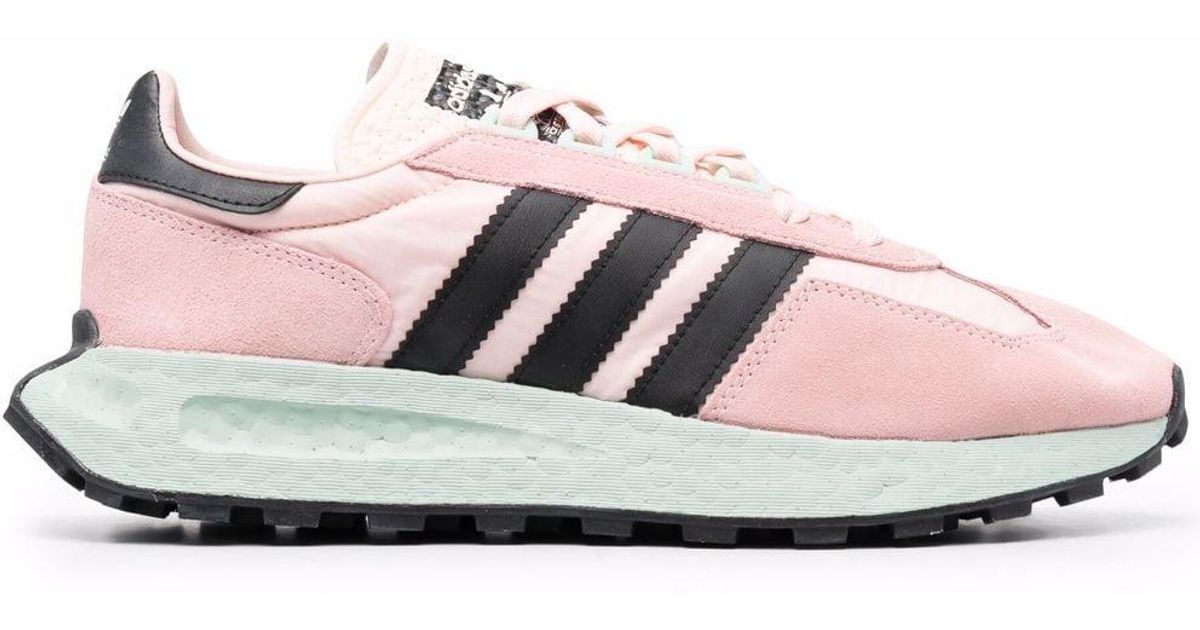 adidas Leather Retropy E5 Trainers in Pink for Men - Lyst