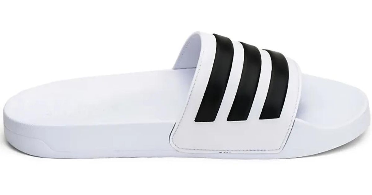adidas gazelle silver green womens adidas Adilette Shower Slides (WHITE-13) main image 0