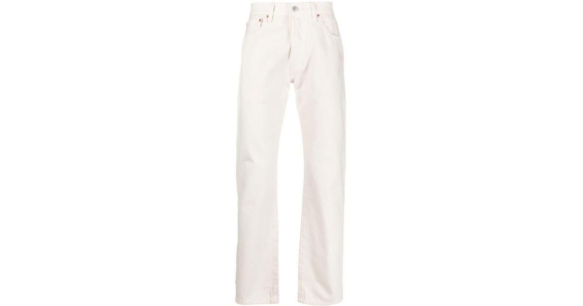 Levi's Cotton Side-stripe Track Pants in White for Men | Lyst
