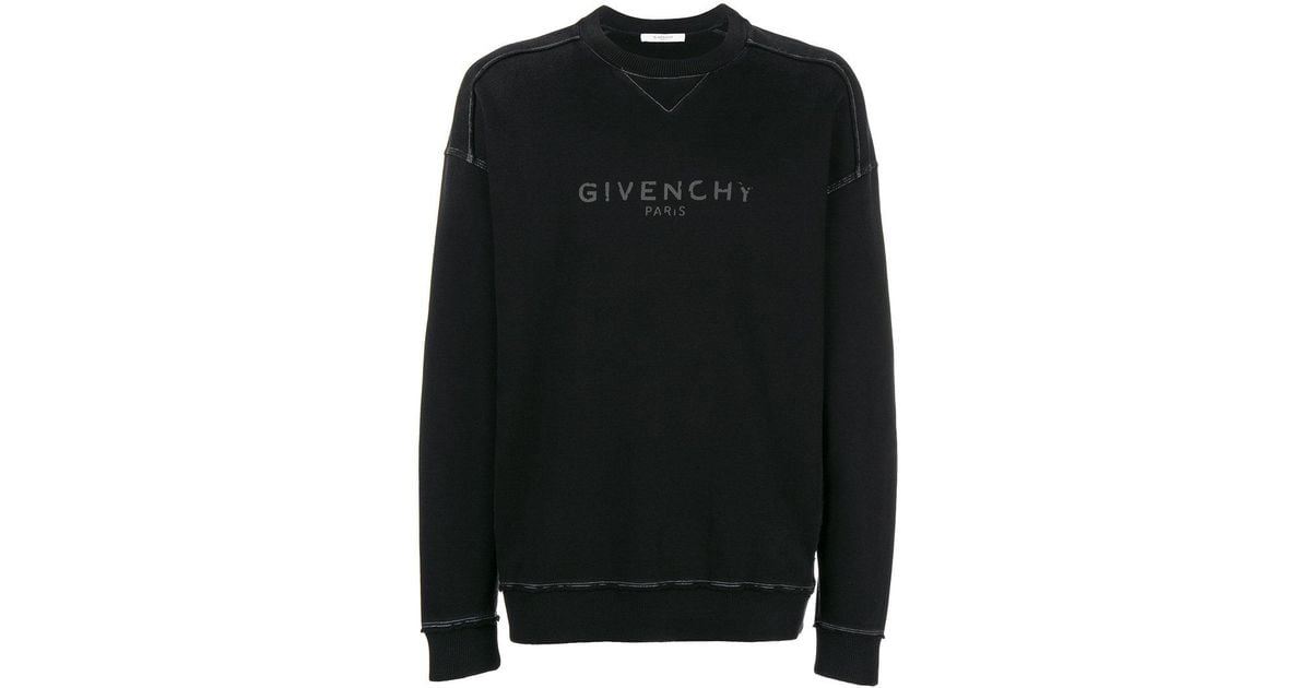 givenchy blurred hoodie