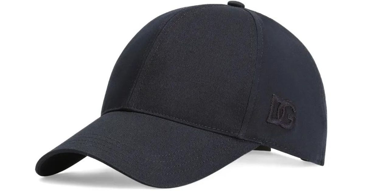 Dolce & Gabbana Blue White Black Italia Mesh Baseball Hat