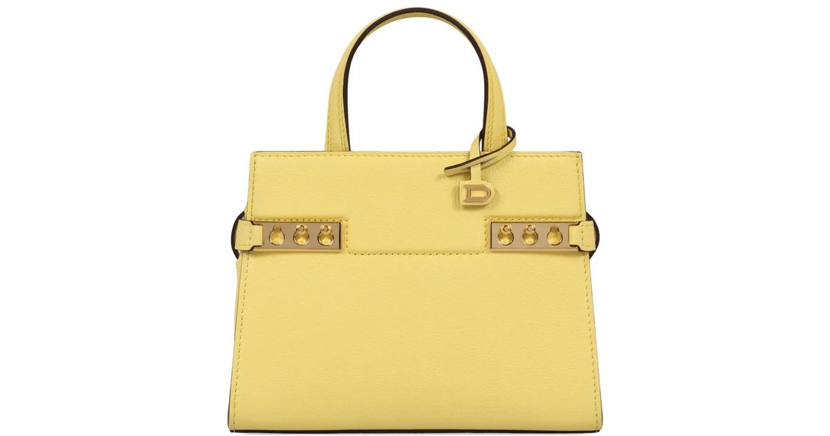 DELVAUX☆Tempete Small Pastel Yellow_パリ発 Delvaux Tempête Small In Soft Yellow