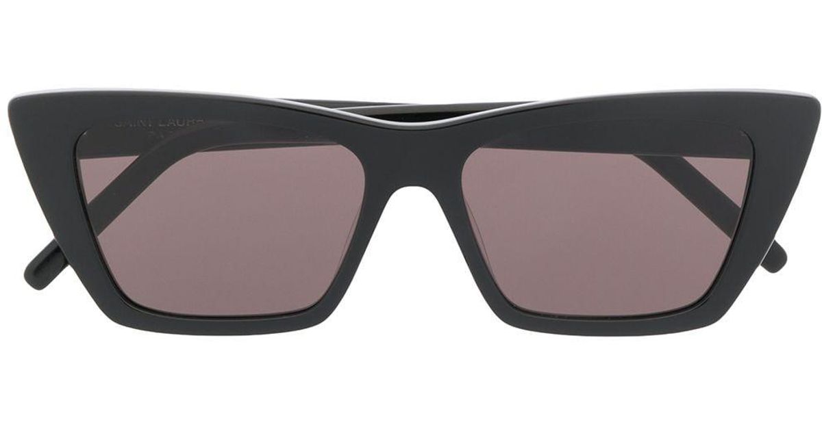 Saint Laurent New Wave 364 99MM Mask Sunglasses worn by Angie
