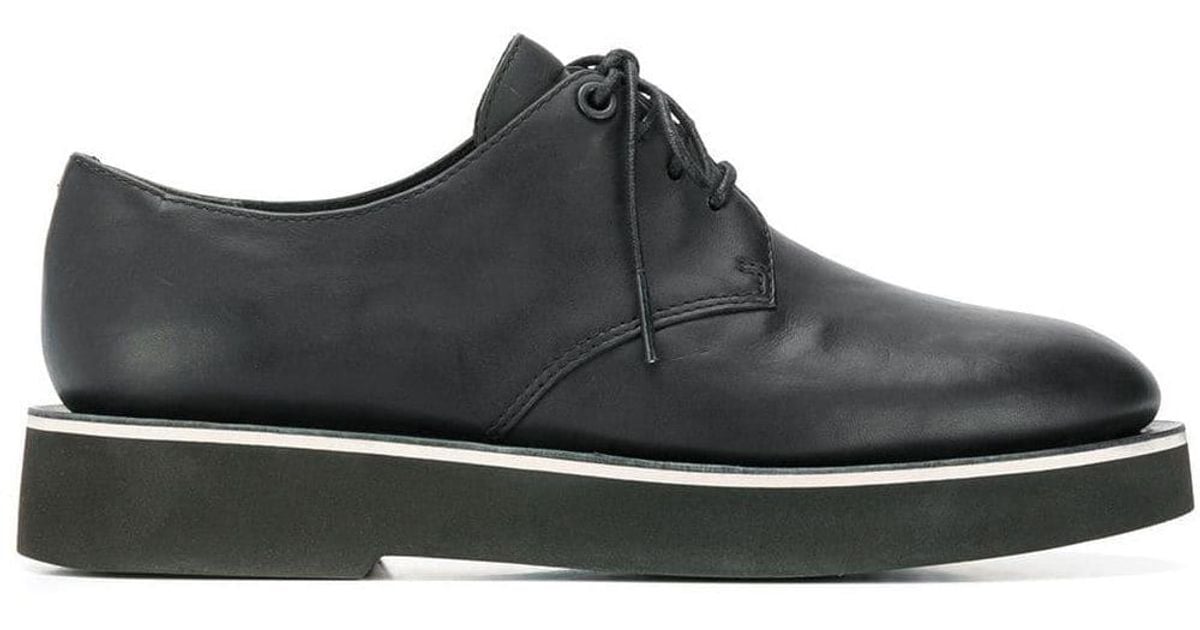 Camper Leather Tyra Derby Shoes in Black - Lyst