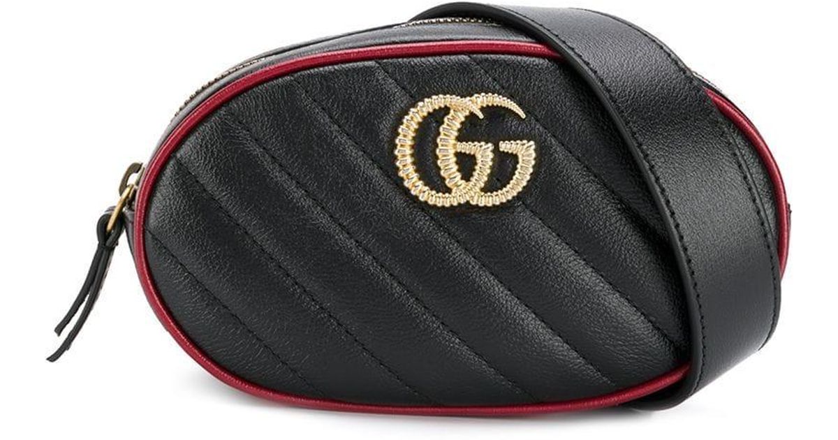Gucci Leather GG Marmont Matelassé Belt 
