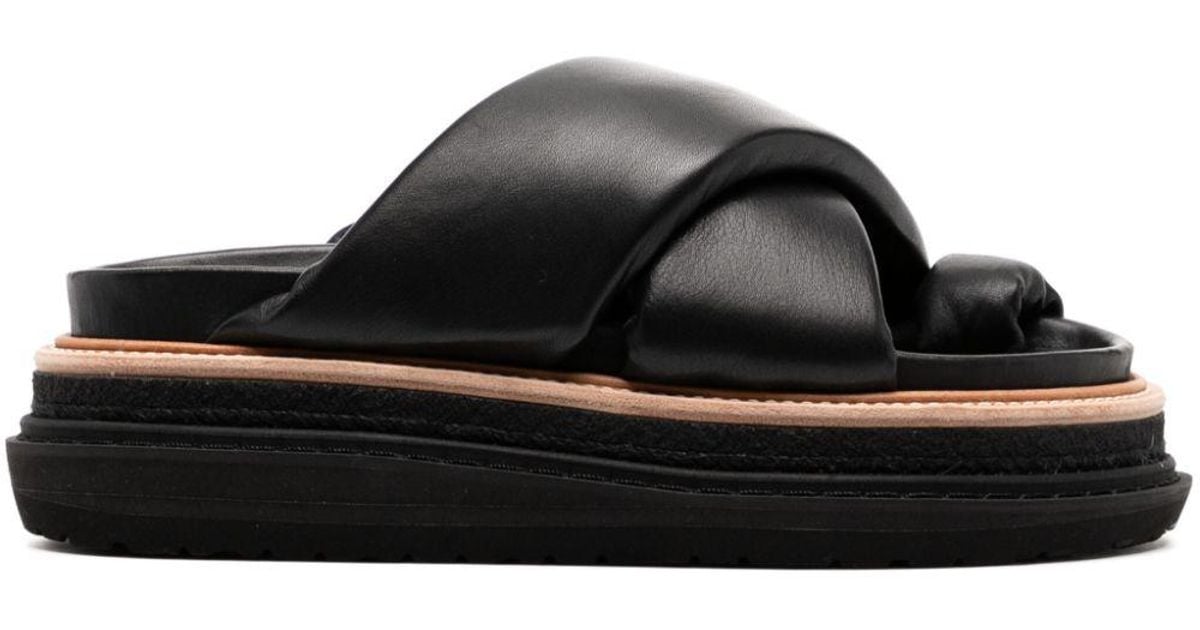 靴 25ss SACAI Foam Multiple Sole Sandals Leather Multiple Sole Sandals – La Garçonne