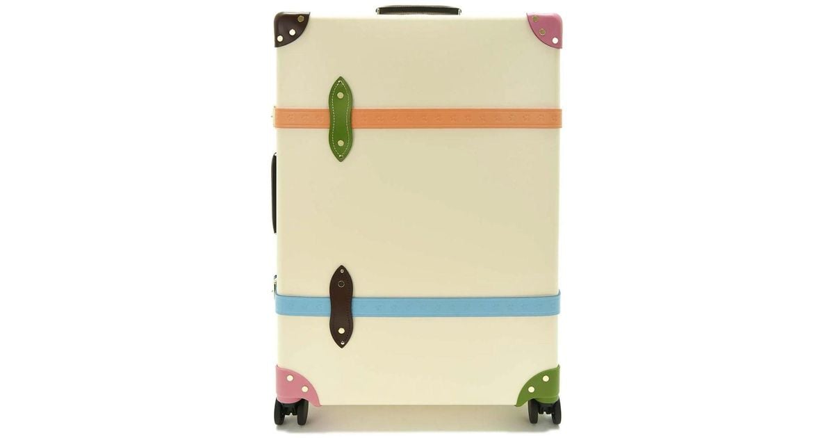 Globe Trotter X Golf Le Fleur 4 wheel Suitcase in Yellow Lyst
