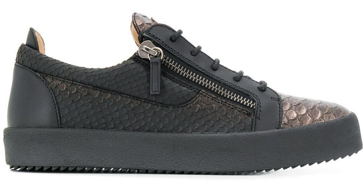 zanotti schlangenleder