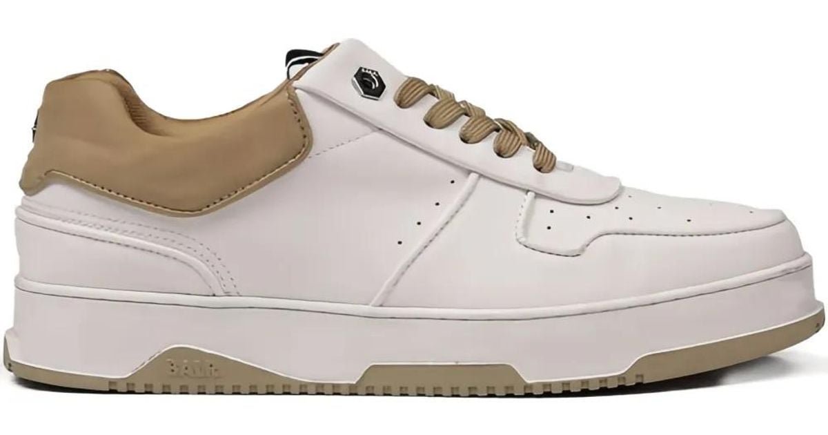 BALR Logo-Plaque Sneakers in White for Men | Lyst