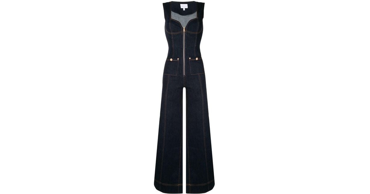 Alice McCALL Bloomsbury Denim Jumpsuit in Blue Lyst Australia