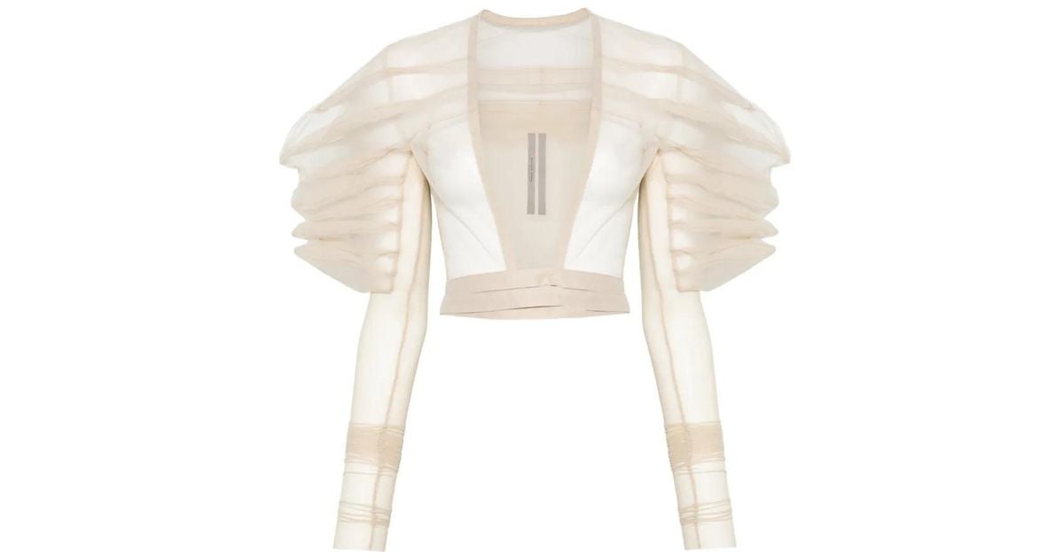 Top Rwino Rick Owens Rhino Top in White | Lyst