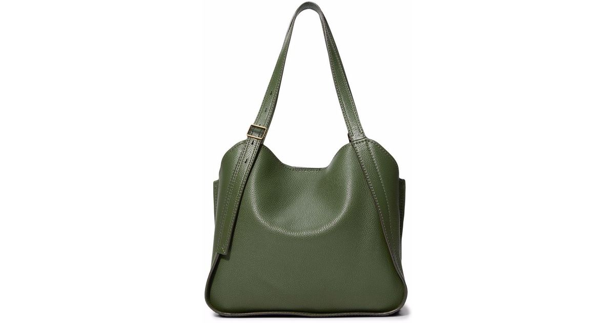 Marc Jacobs The Director Leather Tote Bag in Green
