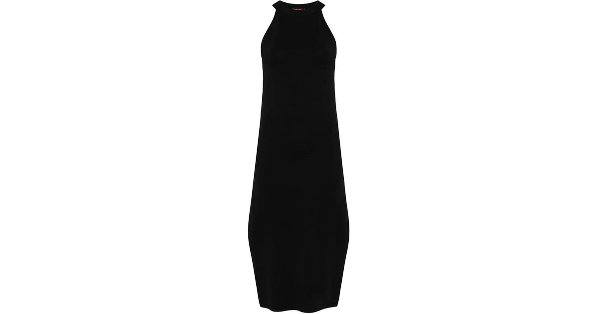 Max Mara Halterneck Dress in Black Lyst UK