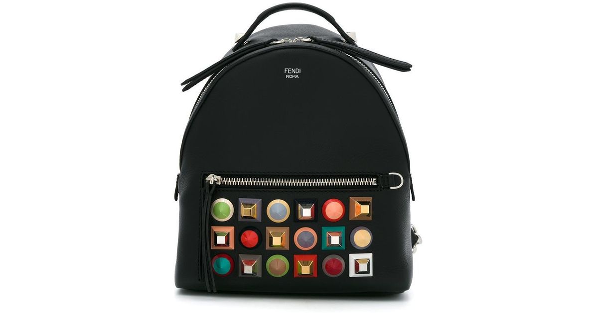 fendi studded backpack