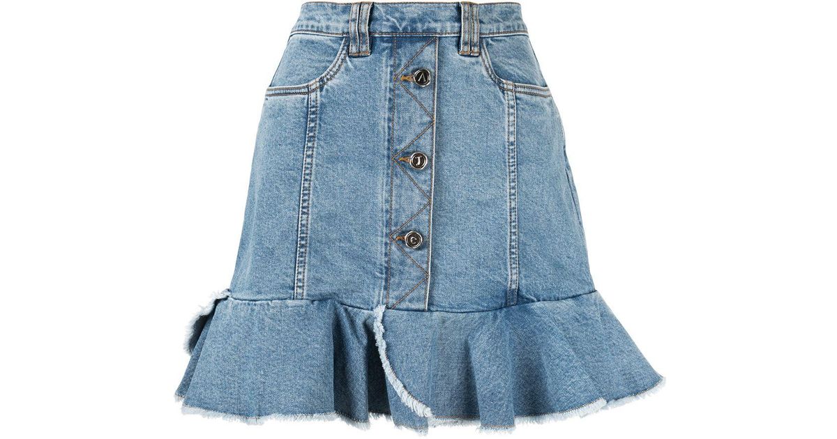aje denim skirt