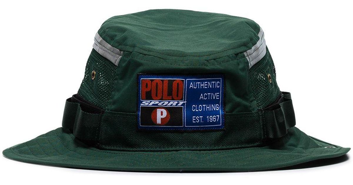 Polo Ralph Lauren Synthetic Sport Bucket Hat in Green for Men Lyst