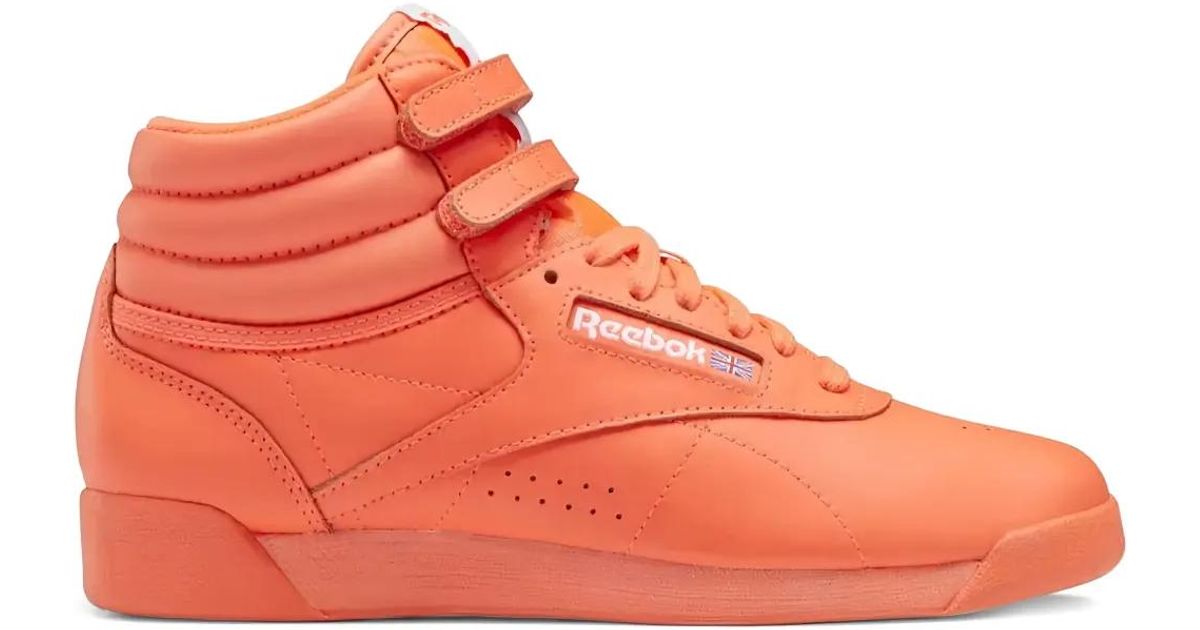 Reebok Baskets F/S Hi in Orange | Lyst
