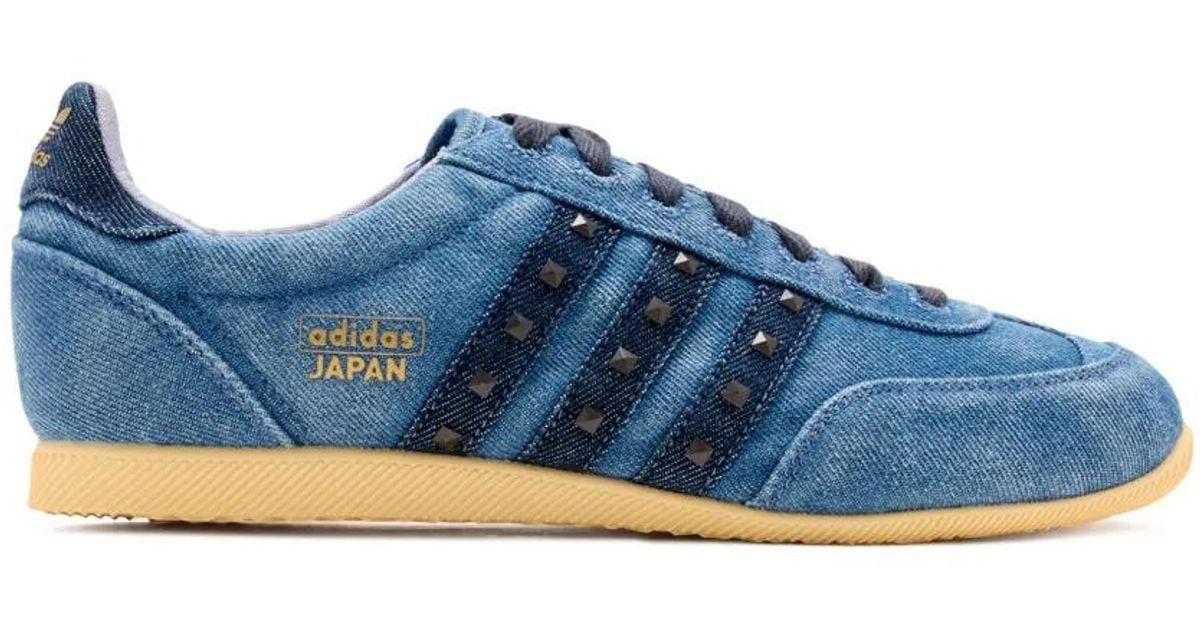 adidas Japan Stud-Embellished Sneakers in Blue | Lyst