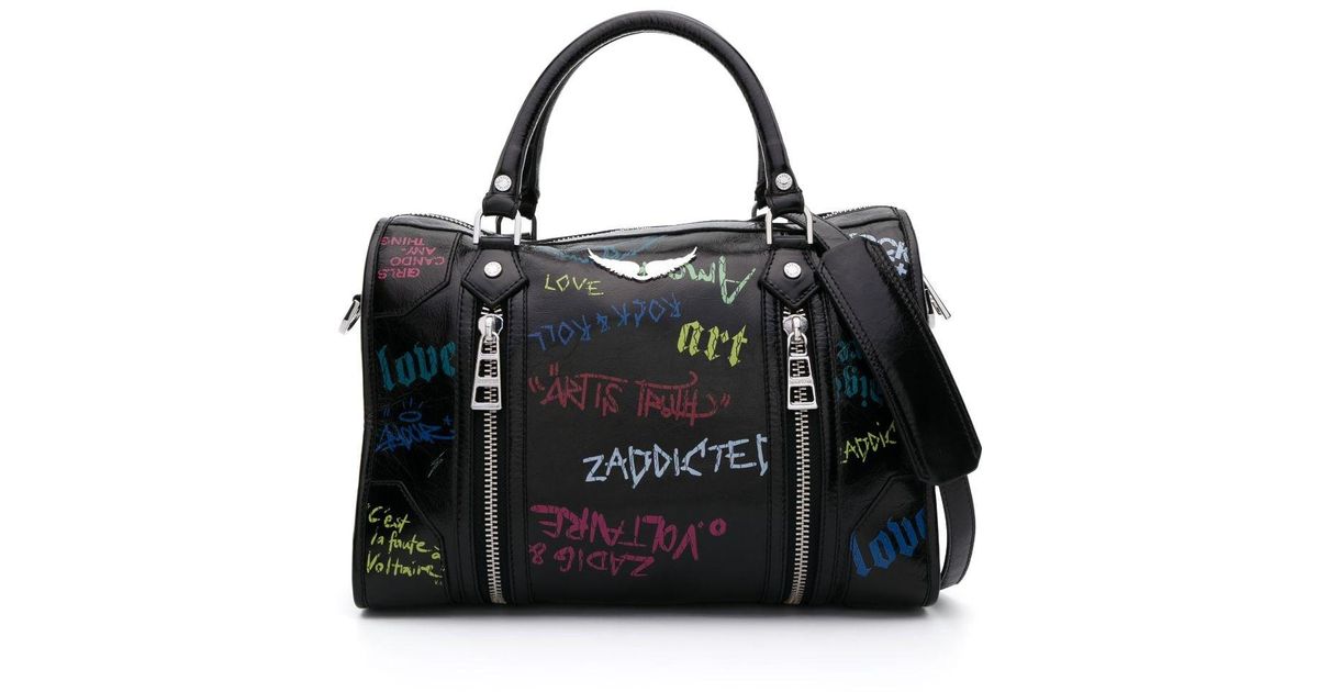 Zadig & Voltaire Mittelgroße Sunny Handtasche in Schwarz | Lyst DE