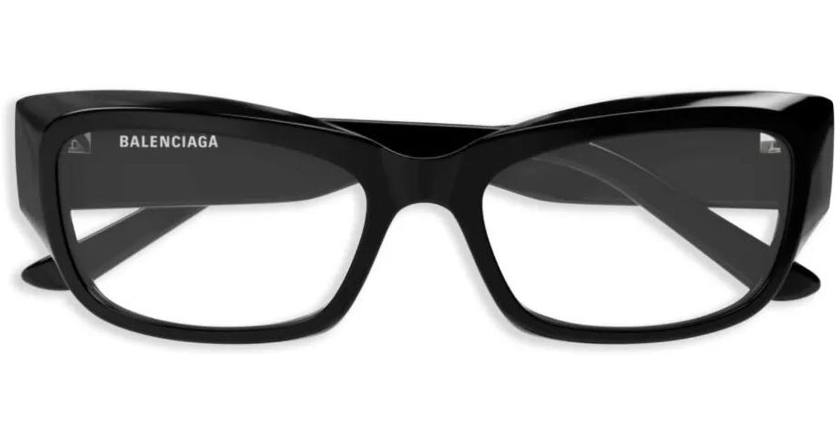 @*様 BALENCIAGA ブラック キャットアイ サングラス Balenciaga キャットアイ眼鏡フレーム ブラック | Lyst