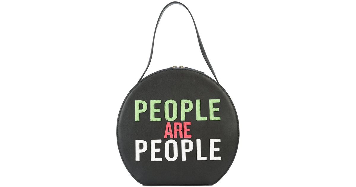 Christian Siriano People Are People Shoulder Bag in Black | Lyst