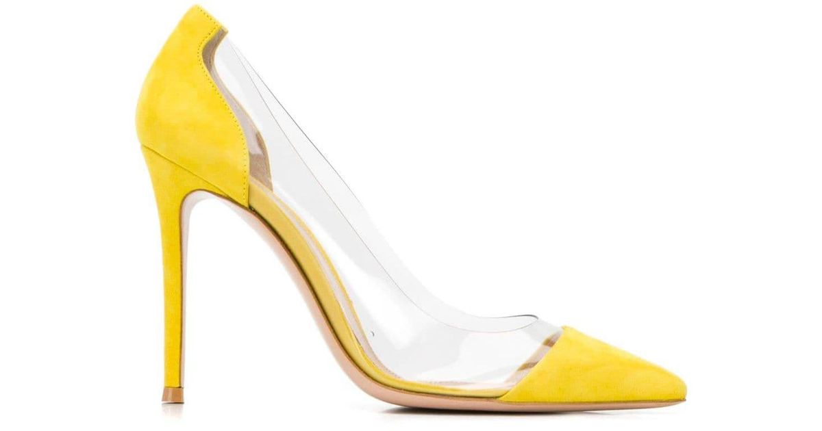gold gianvito rossi plexi