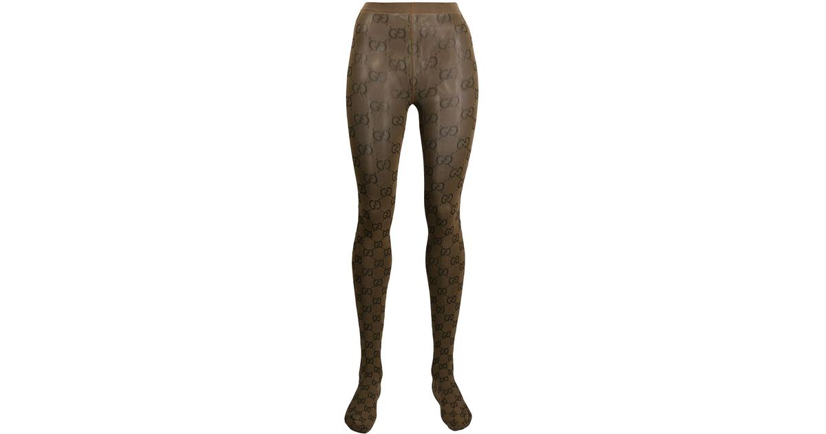 Gucci Synthetic GG Pattern Tights in 