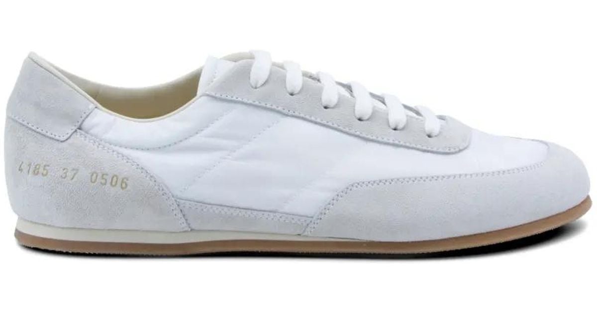 Common Projects Lace-Up Sneakers in White | Lyst