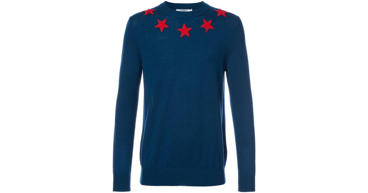 mens givenchy star jumper