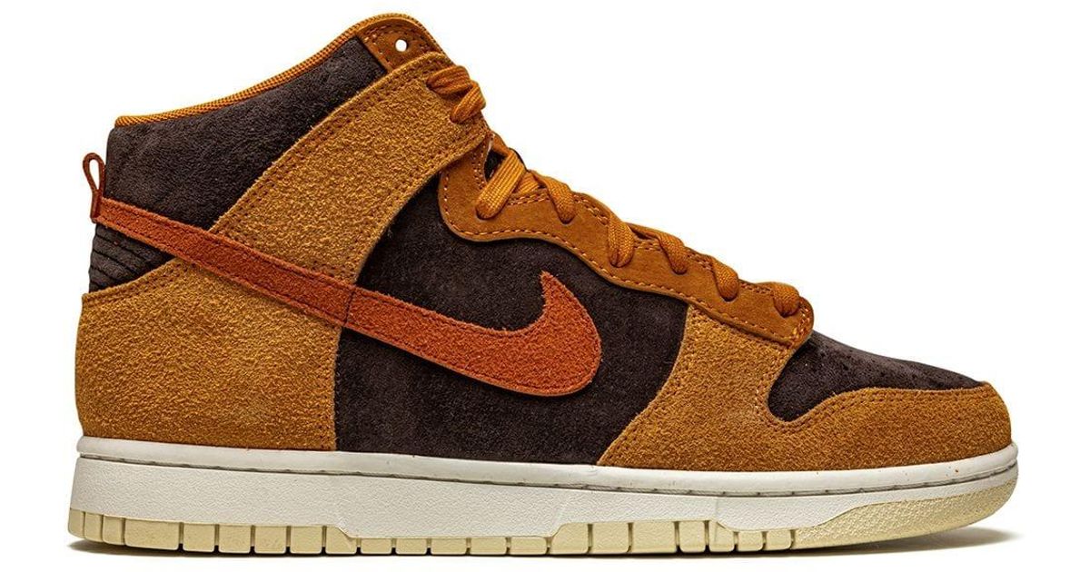 nike dunk high retro premium velvet brown