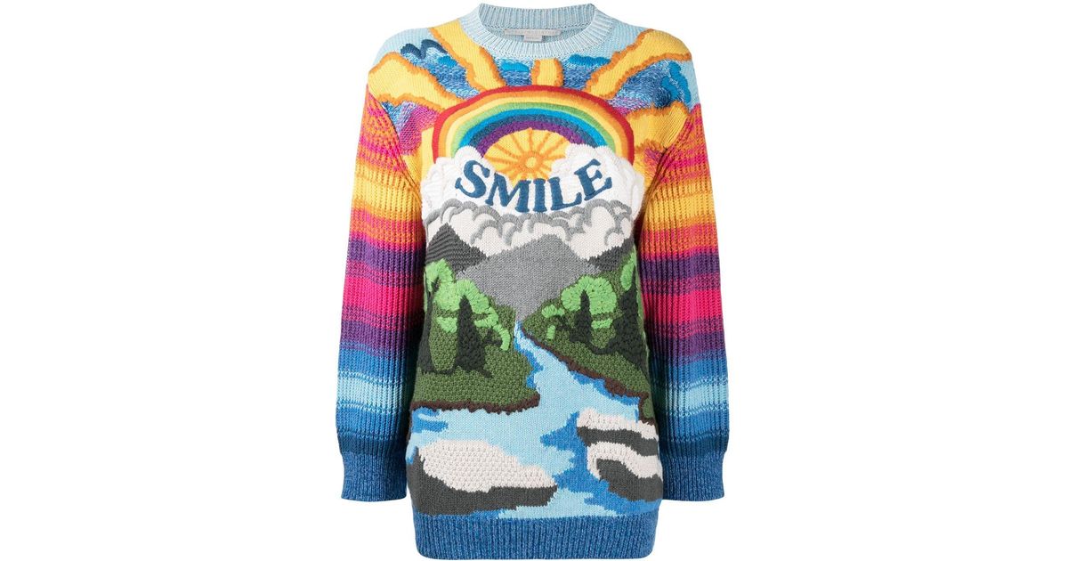 Stella Mccartney Kind Intarsia Sweater - Realry: Your Fashion Search Engine