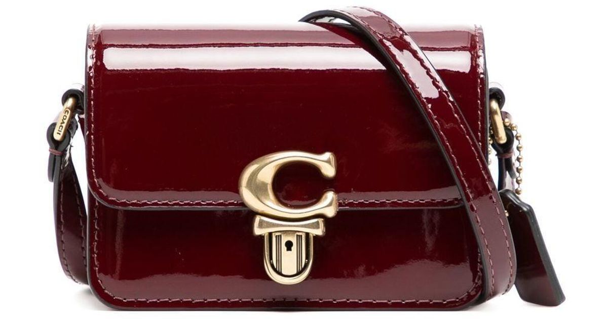 COACH Studio 12 Leather Crossbody Bag in Red Lyst