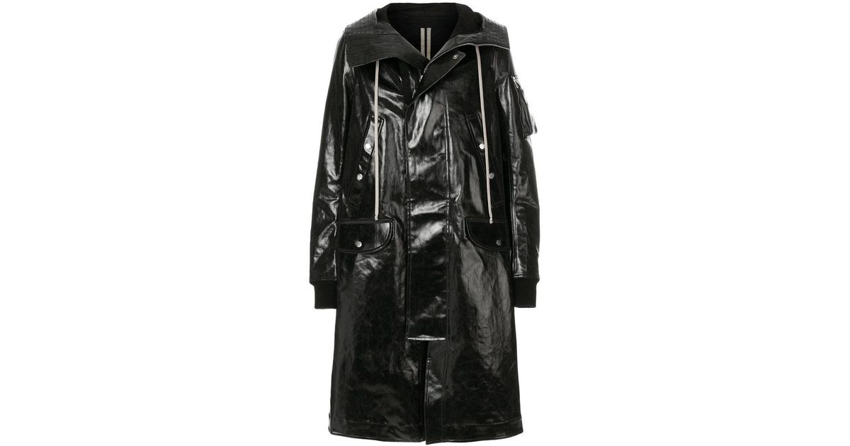 rick owens raincoat