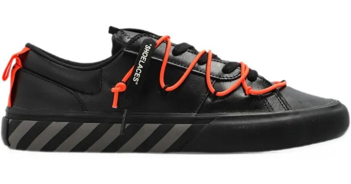 LAB C.O. OFF WHITE L/Ab Tape Sneakers in Black for Men | Lyst