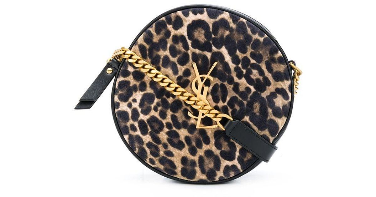 Leopard Print Bag Round
