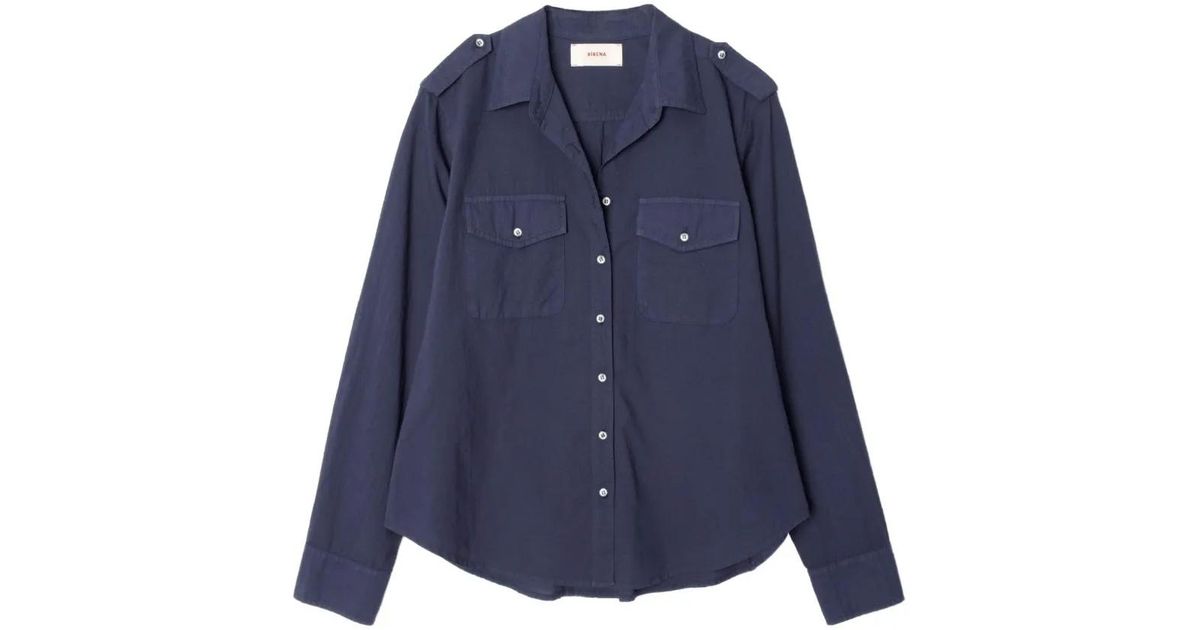 Xirena Flap-Pocket Buttoned Shirt in Blue | Lyst